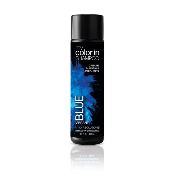 MyColorIn Color Depositing Shampoo (Vibrant Blue) - Sulfate & Paraben Free Hair Dye | Made in USA (8 Colors)