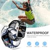 Adorve 4 Pack for Apple Watch Band 49mm 45mm 44mm 42mm iWatch Ultra 2 SE Series 9 8 7 6 5 4 3 2 1 for Women Men, Breathable Sport Silicone Replacement Strap, Blue White/White Black/BlackGray/RedBlack