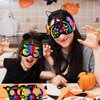PARTYWIND Halloween Scratch Paper Art Set for Kids Crafts, 46 PCS Scratch Masks + Scratch Off Cards for Kids Halloween Activities Games, DIY Halloween Party Decorations Supplies Ornaments