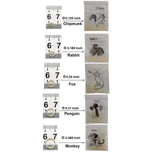 10 Bag Dental Orthodontic Rubber Bands Orthodontic Elastic Orthodontic Supply 3.5 Oz (1/8")