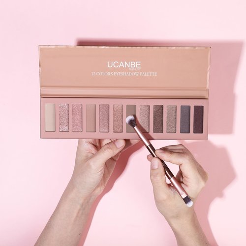 Full Makeup Kit for Women, 12 Color Eyeshadow, 8 Color Blush, 3 Color Lipstick, Mascara, Liquid Eyeliner, Eyebrow Pencil, Foundation, Sponge,Makeup Bag and 8pcs Makeup Brush