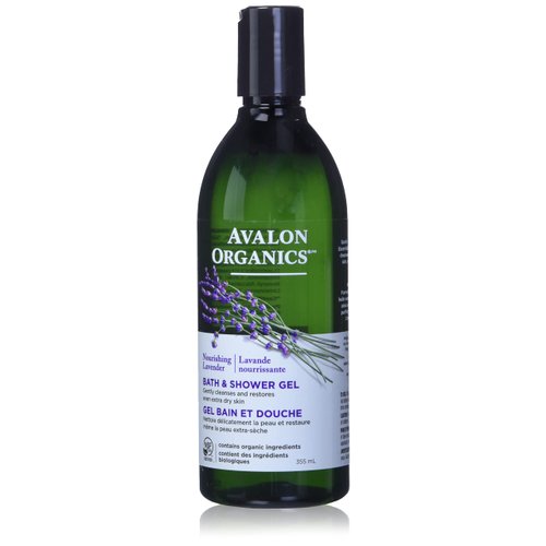 Avalon Organic Botanicals, Bath & Shower Gel, Lavender, 12 oz