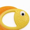 Teething Toys 3-6 Months, Teethers for Babies 3-6 6-12 Months for Teething Relief, Baby Teether Teething Toys 100% Silicone, Newborn Infant Sensory Baby Toys 0-6 Months,bebe mondo (Goldfish)