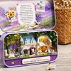 Spilay Dollhouse Miniature with Furniture,DIY Dollhouse Kit Mini Iron Box Theater,1:24 Scale Creative Room Toys Best Birthday Gift for Adults and Teenagers Lover (Sweet Dreams Among Blooms) Q10