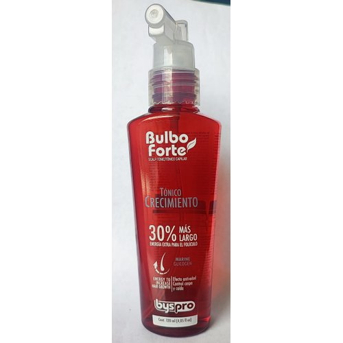 Byspro Bulbo Forte Scalp Health Hair Growth Tonic Tonico Crecimiento Bys Pro 4.05oz-120ml