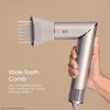 Shark XSKHD4WTCA FlexStyle Wide Tooth Comb, Blow Dryer Comb Attachment for FlexStyle Air Styling & Drying System, Styling Tool, for Curly and Coily Hair, Stone