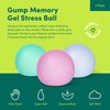 Speks Gump Stress Balls - Silky Soft Memory Gel Squishy Fidget Toy for Adults and Teens 14+ | Christmas Gift, Holiday Stocking Stuffer, Stress Relief Present, Office Desk Toy | Tri-Color, Pack of 3