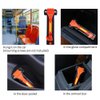 GoDeCho 4 PCS Car Emergency Escape Window Breaker and Seat Belt Cutter Hammer with Light Reflective Tape,Life Saving Survival Kit,Red