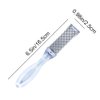 JIALWSJWAN Pedicure File Double Sided Stainless Steel Feet Exfoliator Easy Grip Handle Foot Rasp File for Women Men Foot Care Dead Skin Dry Cracked