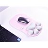 Cute Cat Paw Mouse Pad with Wrist Support Cushion - Soft Silicon Wrist Rest Mousepad Ergonomic Computer Mouse Pads (Pink)