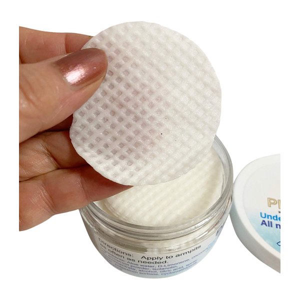 Pit Pads, Under Arm Refreshers, All Natural Deodorant, Aluminum Free, Cool Coconut Scent, 40 Pads, By Diva Stuff