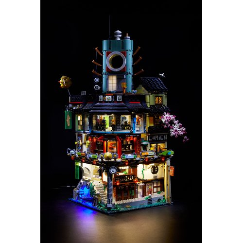 LED Lighting Kit for Ninjago City - 70620 (Lego Set NOT Included)