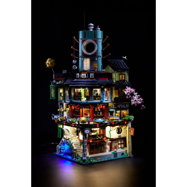 LED Lighting Kit for Ninjago City - 70620 (Lego Set NOT Included)