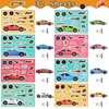 32 Sheets Car Stickers for Kids Make A Face Race Car Stickers for Kids Race Car DIY Art Craft Rewards for Boys Girls Birthday Party Favors Supplies Craft