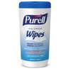 PURELL Hand Sanitizing Wipes, Clean Refreshing Scent, 40 Count Sanitizing Wipes Table Top Canisters (Pack of 3) - 9120-03-EC