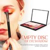 Beaupretty Magnetic Makeup Palette with Mirror, Empty Eyeshadow Palette With 15 Pans for Eyeshadow Lipstick Blush Powder