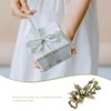 LALAFINA Vintage Flower Rhinestone Crystal Barrettes Retro Hairpins Hair Accessories for Women, Green