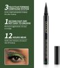 Docolor Waterproof Eyeliner Pen Super Slim Liquid Eyeliner Eye Liner Gel (Green)