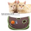 TOPINCN Cat Toy 9 Mouse Holes Pet Cat Interactive Toy Intelligence Trainning with Bell Ball Folding Creative Vocal Cat Mice Toy Hide Seek Toys