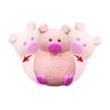 Latex with Rubber Tumbler Dog Toy 5" H (Pig)
