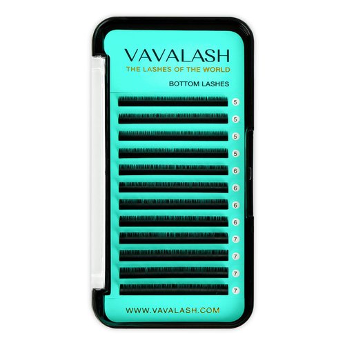 VAVALASH Bottom Lash Extensions 5/6/7mm Mixed Under Bottom Lower Eyelash Extensions Natural Bottom Lashes（0.07-B-5-7mm Mixed）