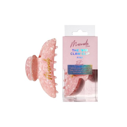 Mermade The '90s Claw Clip - Claw Clips, Hair Clips for Women, Hair Accessories for Thick, Thin, Curly & Straight Hair, Big Claw Clip for Long Hair - Pink (Pack of 1)