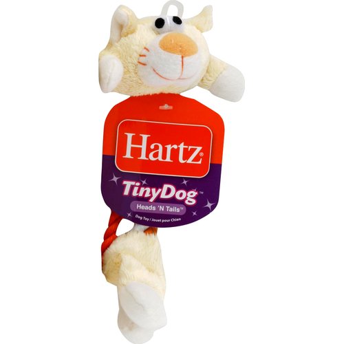 Hartz Tiny Dog Heads n' Tails Plush Rope Dog Toy ( Color and Toy Design May Vary )