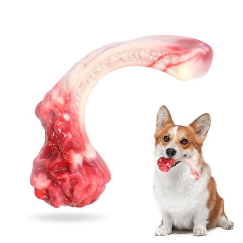 LILEEE Dog Chew Toys for Aggressive Chewers, Indestructible Dog Toy for Small Breed, Dog Nylon To...