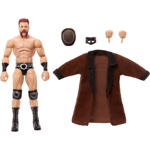 Mattel WWE Elite Collection Top Picks Action Figure & Accessories Set, Sheamus 6-inch Collectible with Swappable Hands, Ring Gear & 25 Articulation Points