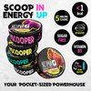 SCOOPER ENERGY Iced Tea Lemon | Extra Strong 80mg Caffeine | Energy Pouches Sugarfree | 5 Pack (12 pcs/can)