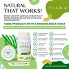 TIARA Natural Deodorant - Natural Deodorant for Women and Men, Aluminum & Paraben Free Vegan Deodorant with Shea Butter and Vitamin E - 24 Hour Odor Control - Melon & Cucumber Scented Deodorant