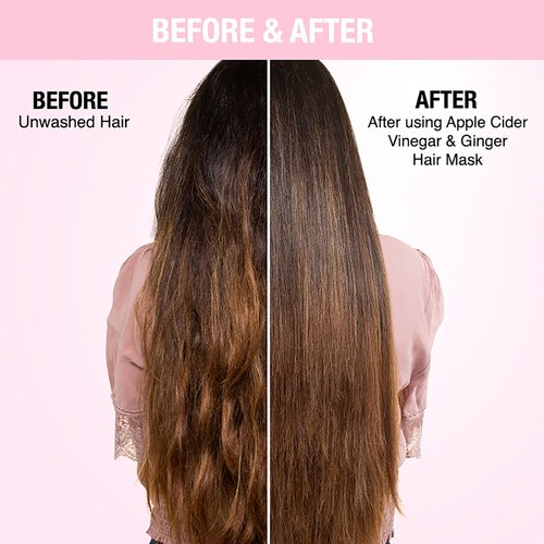 Nykaa Naturals Hair Mask, Apple Cider Vinegar and Ginger, 6.76 oz - Anti-Dandruff Hair Care for Women - Promotes Hair Growth - Safe on Colored Hair