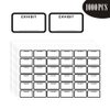 1000 Pcs Legal Exhibit Labels 1.73 x 1 Inches White Exhibit Labels Stickers, Exhibit Stickers for Offices, Courts, Legal Documents - Blank File Folder Labels Tabs - Report Dividers