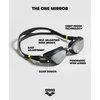 Arena Unisex Adult The One Swim Goggles for Men and Women Watertight Fit Orbit-Proof Seals Anti-Fog Coated Mirror Lens, Blue Gray/Blue Black