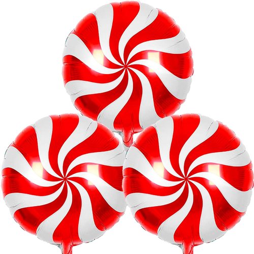 HADCKJA Candy Balloons Christmas Balloons Windmill Balloons Red Windmill Candy Balloons for Chris...
