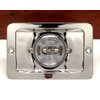 Marine Boat Stern Light Rectangular Stainless Steel SPASHPROOF Flush Mount