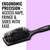 Ergo Mini Ionic Polishing Paddle Brush - Small Detangling Hair Brush for Wet & Dry Use - Professional Hair Care Styling Tool (ER500)