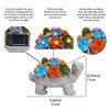 halp·ssfm Solar Garden Turtle Statues 7 LED Lights Outdoor Decor Turtle with Succulent Resin Sculpture Patio Porch Balcony Yard Lawn Art Decor Birthday Gifts for Women Mom Grandma Housewarming Gifts
