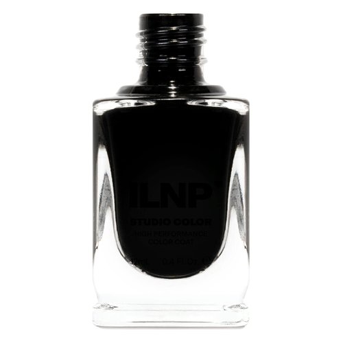ILNP Ink - Intense Jet Black Cream Nail Polish, One Coat, Studio Color High Performance