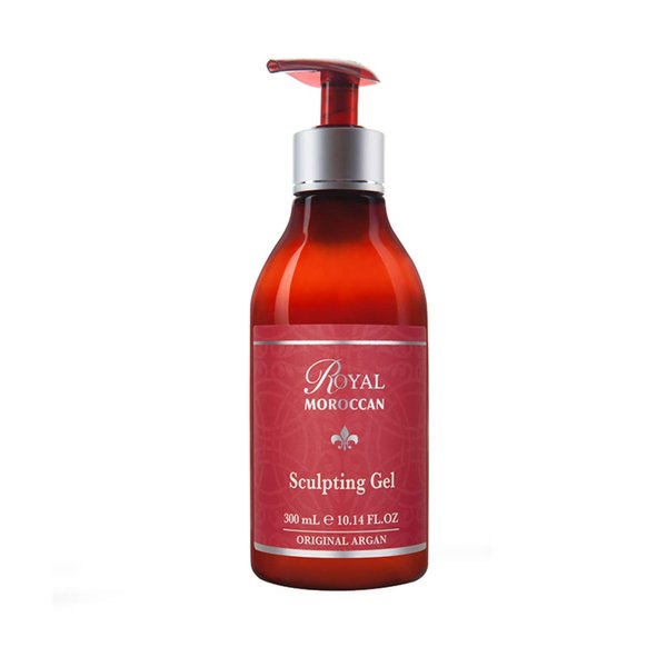 Royal Moroccan Sculpting Gel | Moroccan Argan Oil For Hair | Curly Hair Styling Gel | Hair Styling & Smoothing Products | Quick Drying Argan Oil Hair Products | 300 ml (10.14 fl oz)