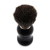 Edwin Jagger 81P36AMZ Classic Badger Shaving Brush for Shaving Cream or Soap for Men (Black)