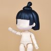 YMY Mini Size No Makeup Doll Head GSC 4cm Height Doll's Head Action Figure Doll Accessories（Black-Yule）