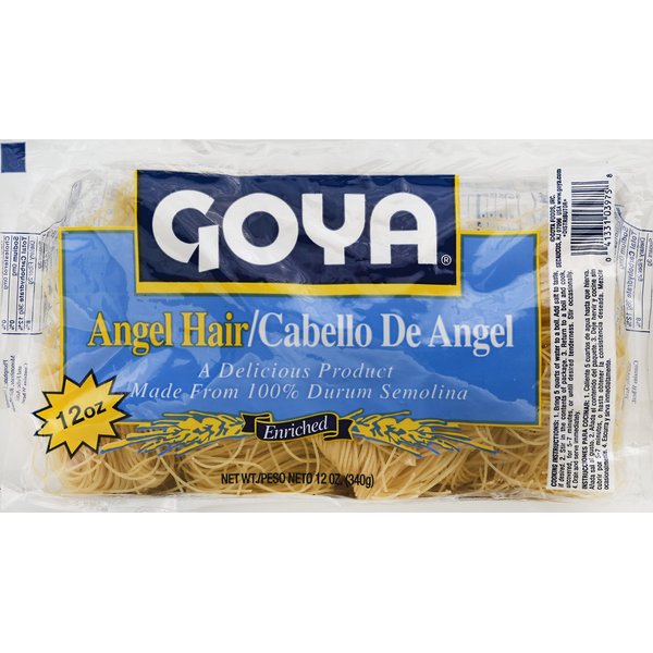 Goya Foods Angel Hair Pasta, 12 Ounce (Pack of 12)