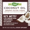 Nature's Way Organic Extra Virgin Coconut Oil, Pure Source of MCTs, Cold-Pressed, 32 Oz.