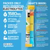 Engineered Nutrition Sugar-Free Electrolytes Powder Packets - Single-Serving Hydration Drink for Optimal Hydration, Electrolyte Blend, Vegan, Non GMO, Keto Hydrate Packets - Lemonade (18 Count)