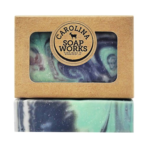 Carolina Soap Works Goat Milk Soap Bar, Eucalyptus Spearmint scented, (1 Pack), All-Natural, Handmade USA, Organic, Cruelty Free, Artisanal Aloe Soap, Made for Psoriasis, Eczema, & Dry Sensitive Skin