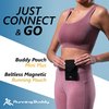 Running Buddy Magnetic Running Pouch - Men & Women | Cycling, Running Fanny Pack Holds Phone, Money, Key, Treats | Plus Size Running Waist Pack - 6-1/2 in x 4 in | Water-Resistant, No Bounce, No Chafe