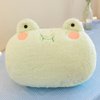 NatureMan Frog Plush Pillow, Super Soft Frog Stuffed Animal, Adorable Plush Frog Hand Warmer for Adults Children (Green Frog)