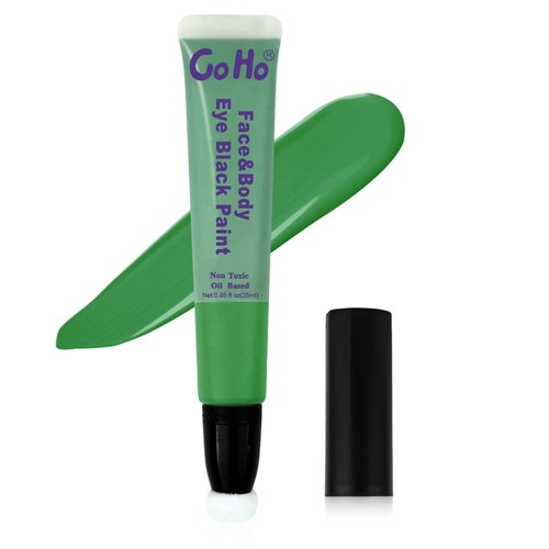 Go Ho Green Face Paint,Waterproof Oil Based Cream Green Body Paint Stick,Green Face Body Paint for Halloween Cosplay SFX Hulk Witch Gamora Zombie Makeup