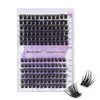 WENDY Lashes Clusters D Curl Lash Clusters DIY Eyelash Clusters 2 Styles 12-16mm Cluster Lashes Black Cluster Eyelash Extensions Wispy Individual Lashes At Home(Gorgeous/Bright-0.07D,12-16mm Mixed)